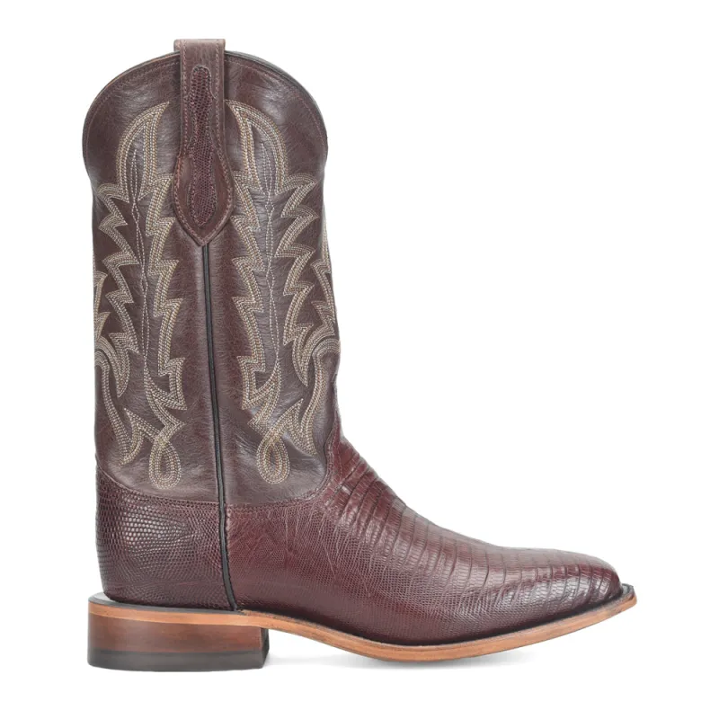 Reposado 12 Inch Lizard Square Toe Cowboy Boots sold by Shoebacca