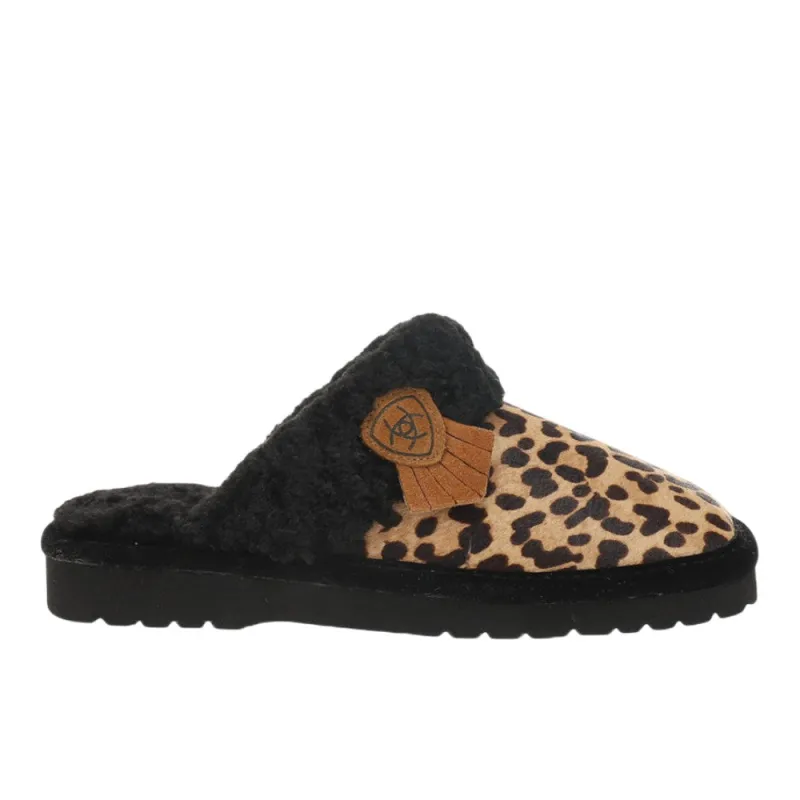 Jackie Cheetah Square Toe Scuff Slippers sold by Shoebacca