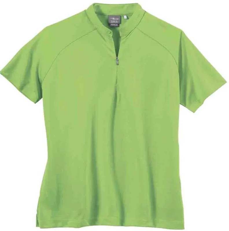 Dot Texture Jersey Short Sleeve Polo Shirt made by Shoebacca
