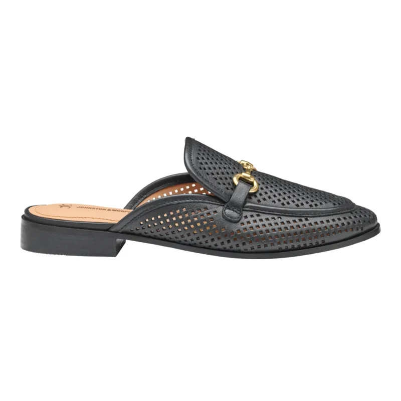 Ali Perforated Bit Mule Loafers sold by Shoebacca