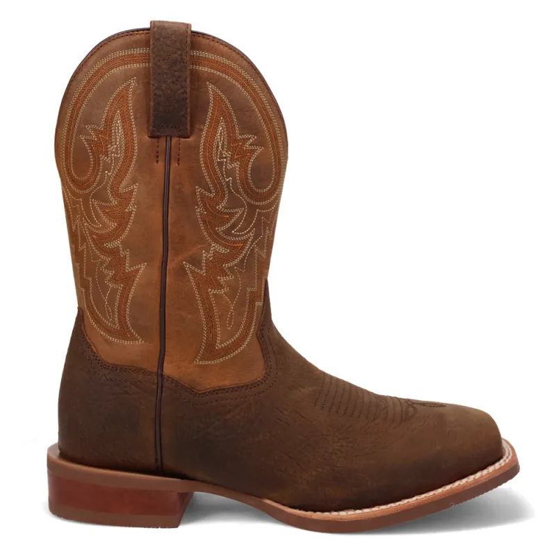 Brigston Embroidered Square Toe Cowboy Boots made by Shoebacca