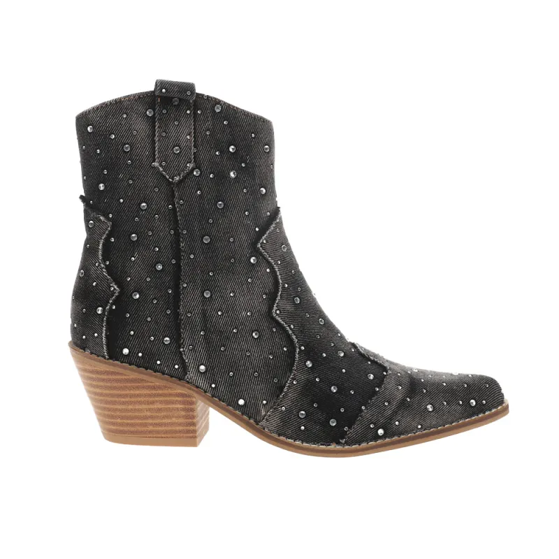 Front Row Cowboy Booties made by Corkys