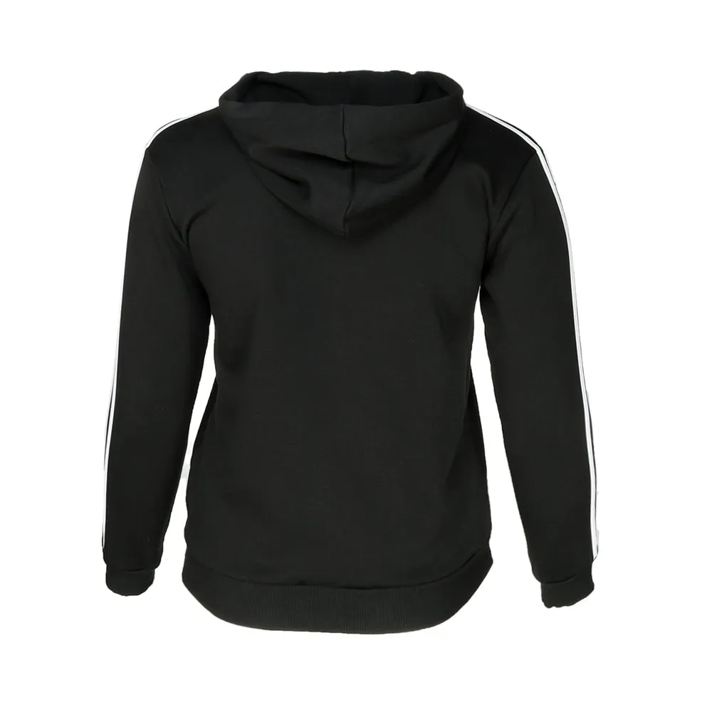 Essentials 3-Stripes Full Zip Hoodie sold by Shoebacca product image thumbnail 2