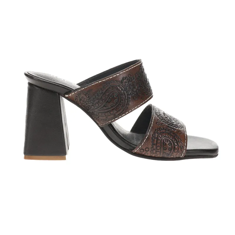 Stella Block Heel Sandals sold by Shoebacca