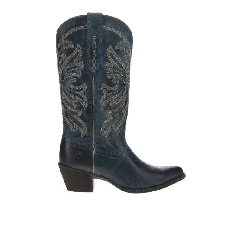 Heritage J Toe Stretchfit Embroidered Pointed Toe Cowboy Boots made by Ariat