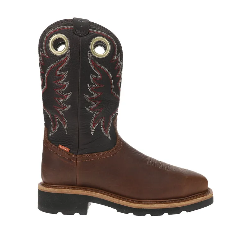 LongHaul Embroidered Waterproof Square Composite Toe Work Boot sold by Shoebacca