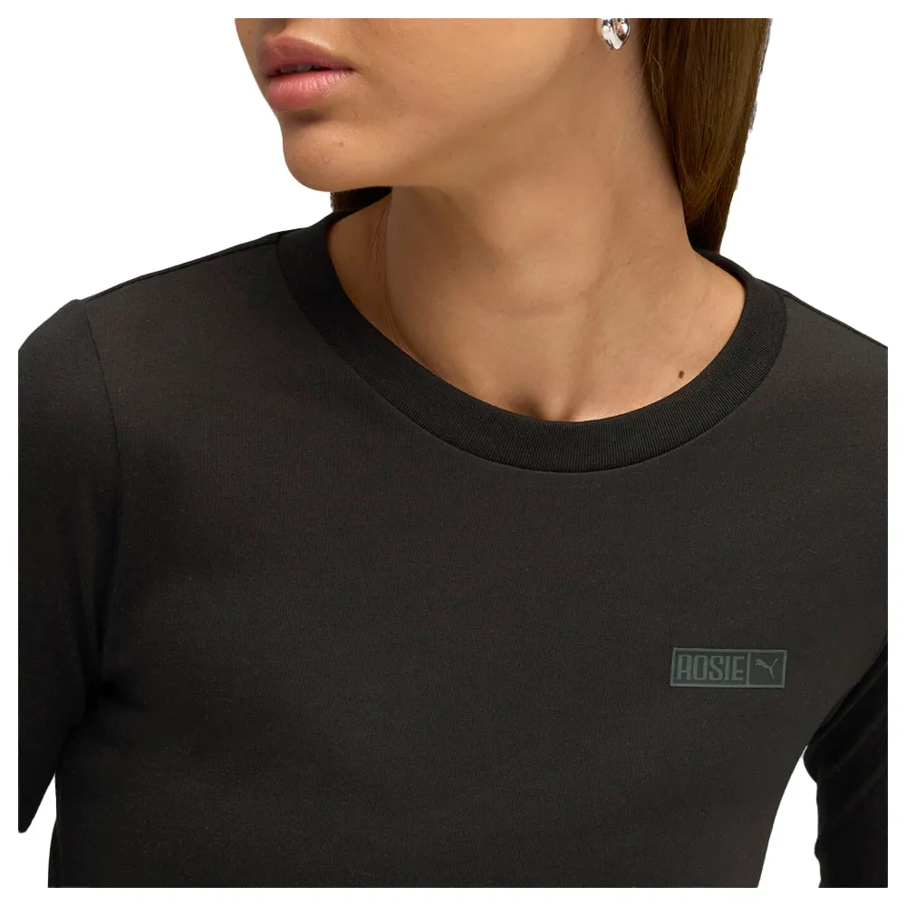 PUMA X ROSE Slim Crew Neck Long Sleeve Pullover Shirt sold by Shoebacca product image thumbnail 4