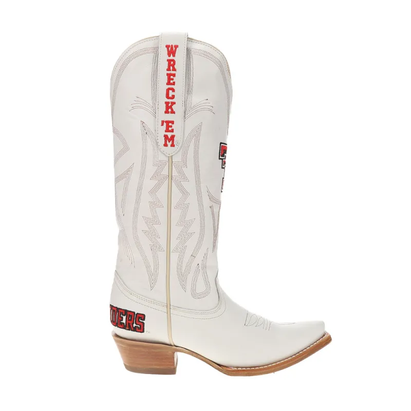 Texas Tech University Gameday Embroidered Snip Toe Pull On Cowboy Boots sold by Shoebacca