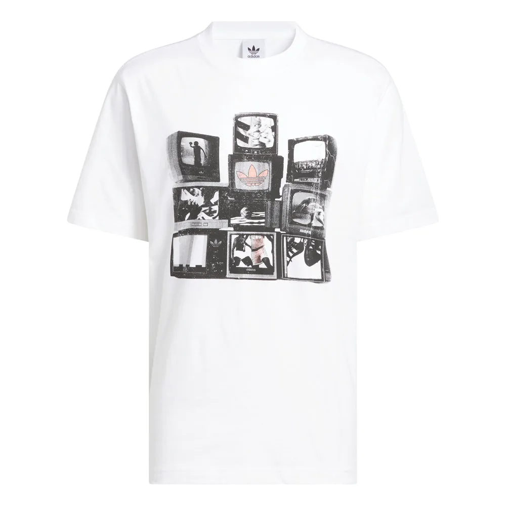 Vintage TV Graphic Crew Neck Short Sleeve T-Shirt sold by Shoebacca