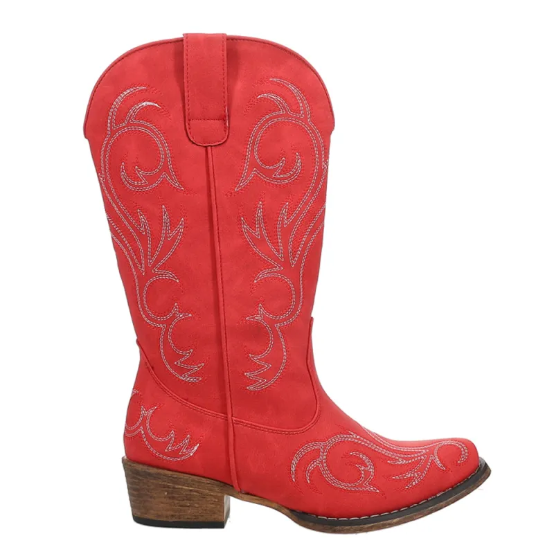 Riley Embroidered Snip Toe Cowboy Boots made by Roper