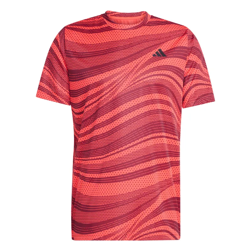 Club Tennis Climacool Graphic Crew Neck Short Sleeve Athletic T-Shirt made by Adidas