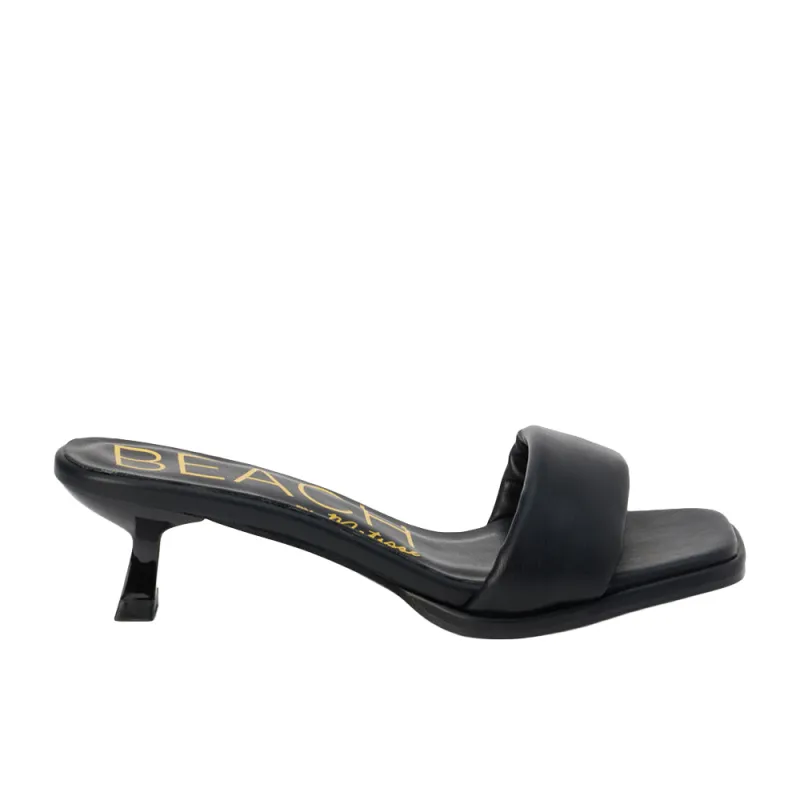 Blondie Kitten Heel Slide Sandals sold by Shoebacca