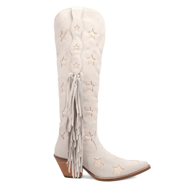 Super Star Fringe Tooled Inlay Snip Toe Cowboy Boots sold by Shoebacca