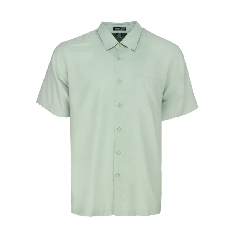 Camp Collared Long Sleeve Button Up Shirt made by Shoebacca