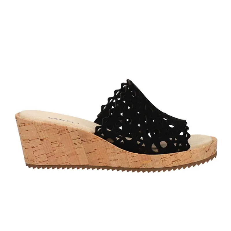 Cammie Cut Outs Cork Wedge Sandals sold by Shoebacca