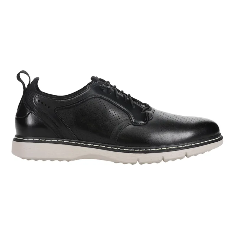 Sync Plain Toe Elastic Lace Up Oxford Shoes made by Stacy Adams