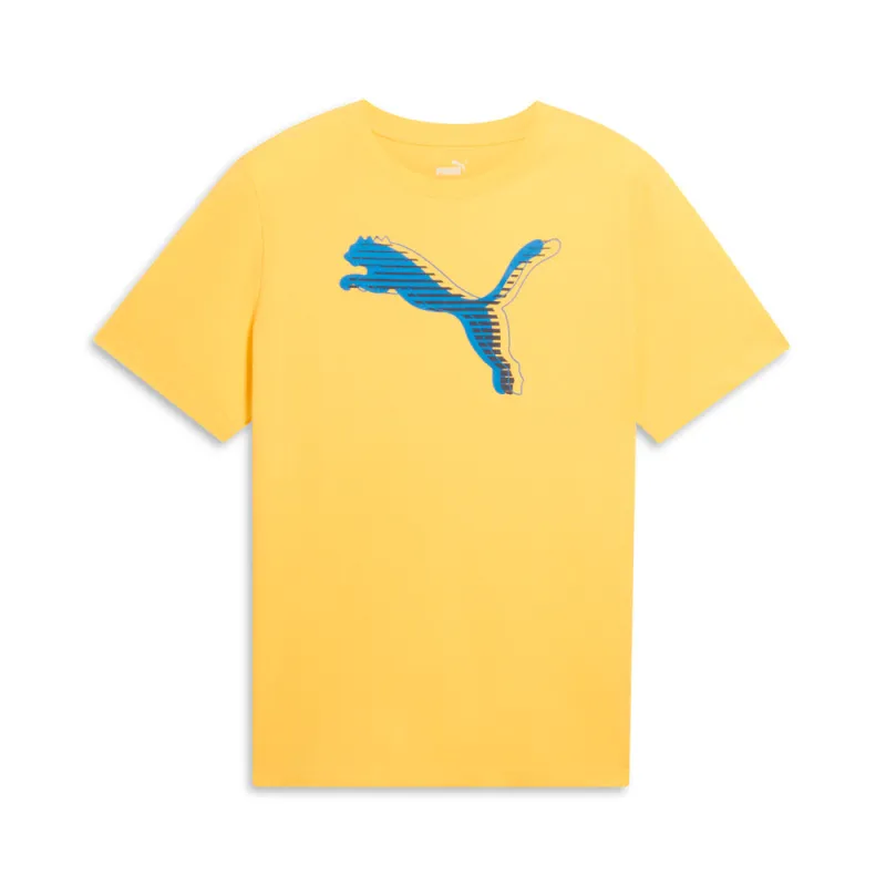 Graphics Logo Crew Neck Short Sleeve T-Shirt made by Puma