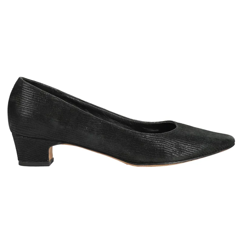 Astyr Pointed Toe Block Heel Pumps sold by Shoebacca