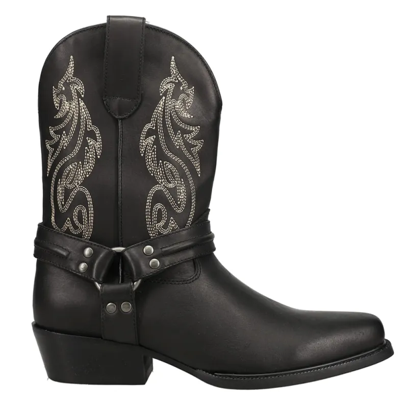 Dragon Embroidered Round Toe Pull On Cowboy Boots made by dingo