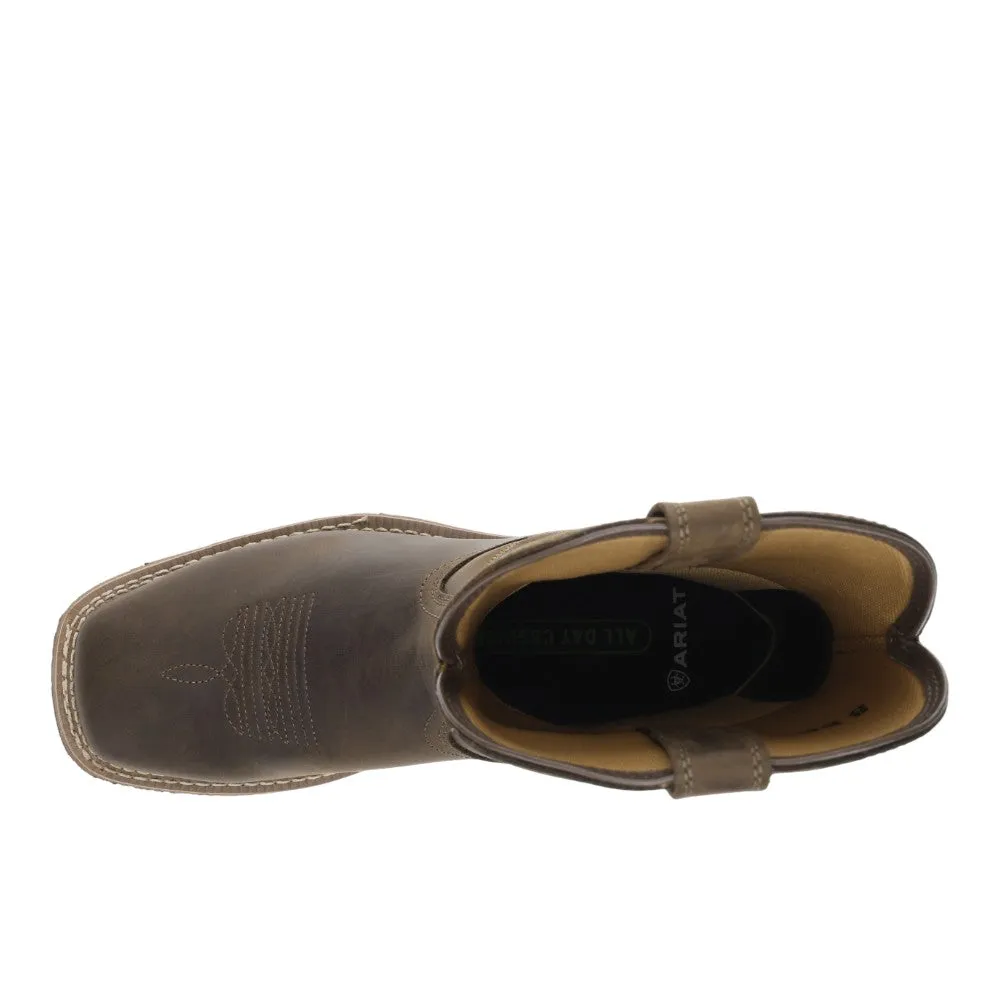 Hybrid Ranchero Embroidered Square Toe Pull On Cowboy Boots sold by Shoebacca product image thumbnail 4