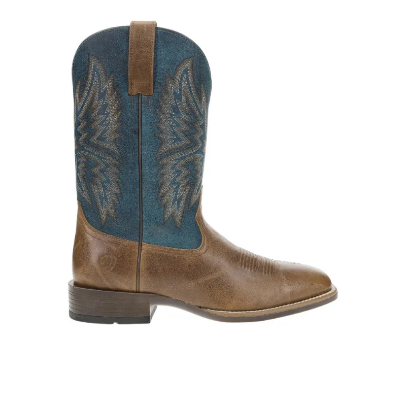 Valor Ultra Square Toe Pull On Cowboy Boots made by Ariat