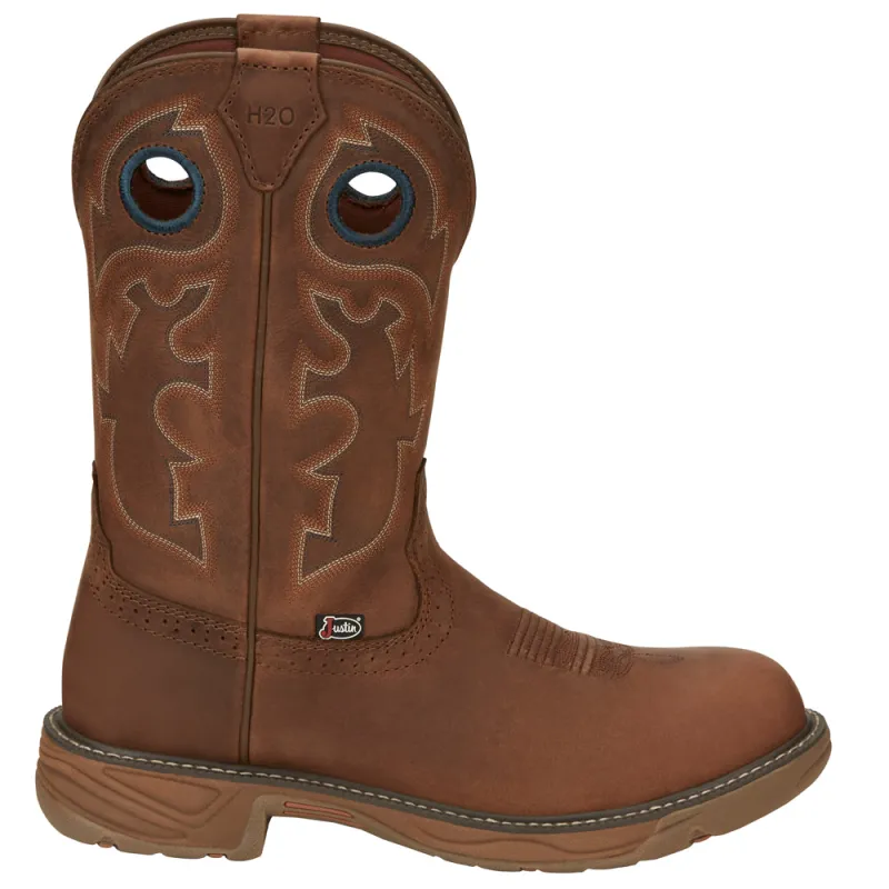 Rush 11 Inch Waterproof Work Boots made by Justin Boots