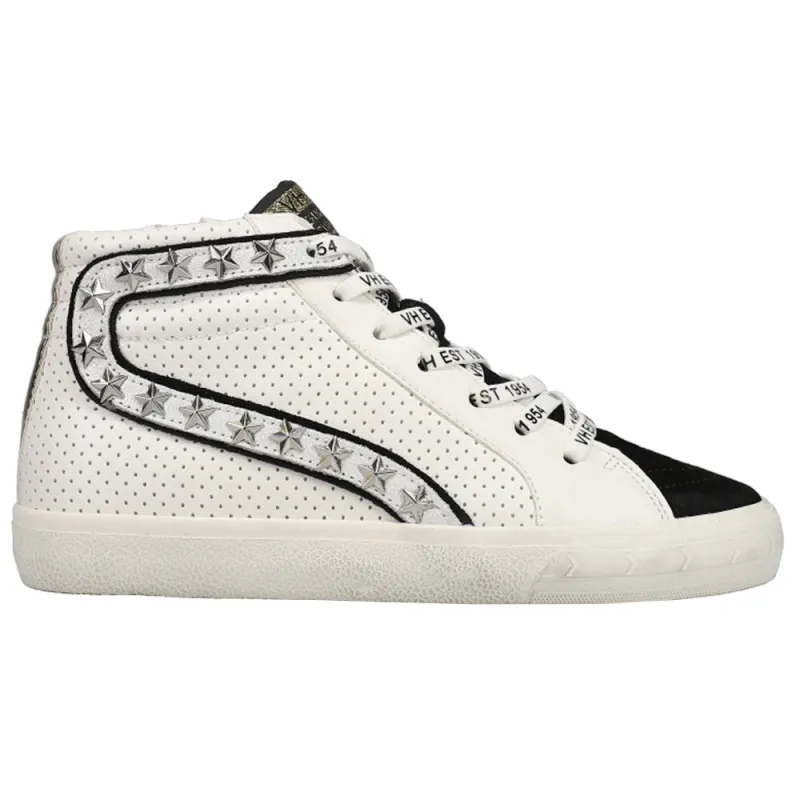 Gadol Perforated Studded High Top Slip On Sneakers sold by Shoebacca