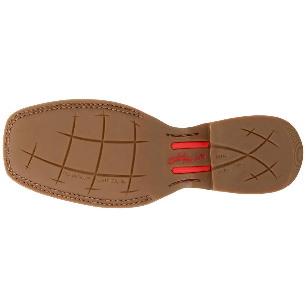 Rebel Pro Lite Rustic Embroidered Square Toe Cowboy Boots sold by Shoebacca product image thumbnail 5