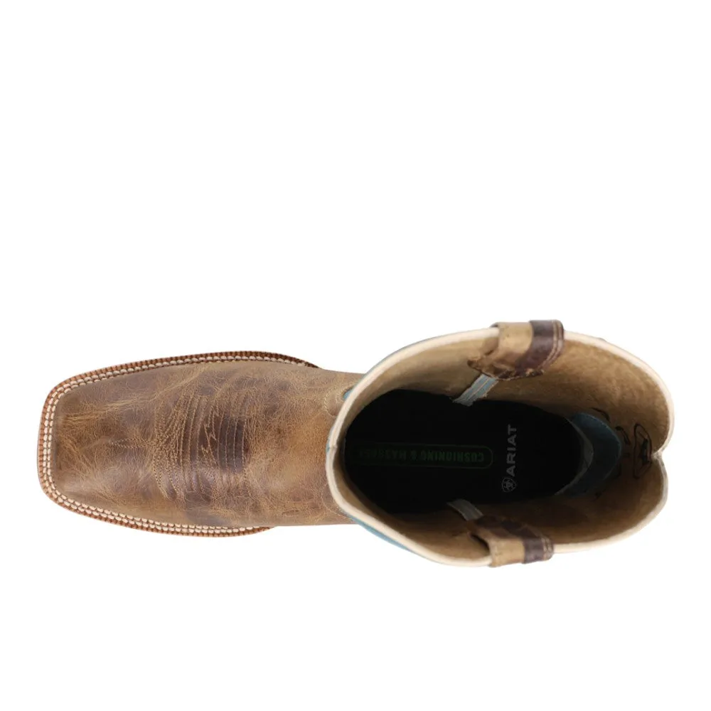Arena Rebound Embroidered Square Toe Pull On Cowboys Boots sold by Shoebacca product image thumbnail 4