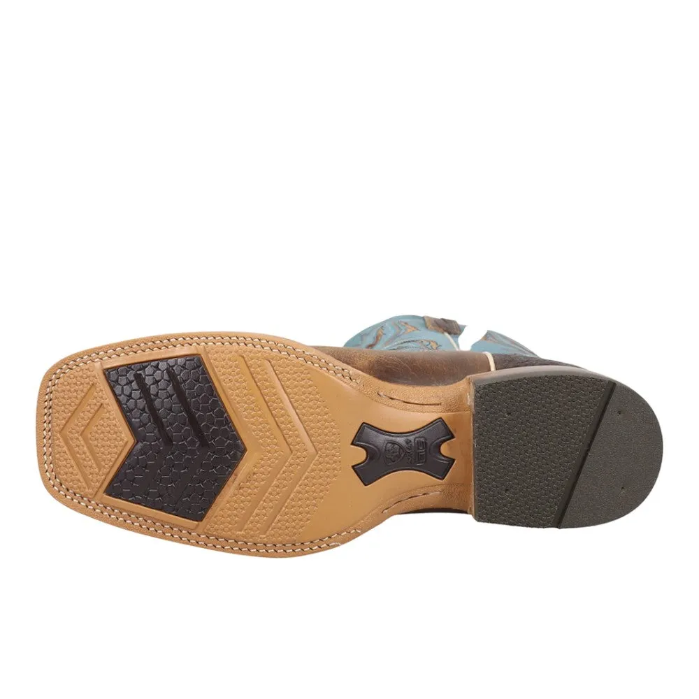 Arena Rebound Embroidered Square Toe Pull On Cowboys Boots sold by Shoebacca product image thumbnail 5