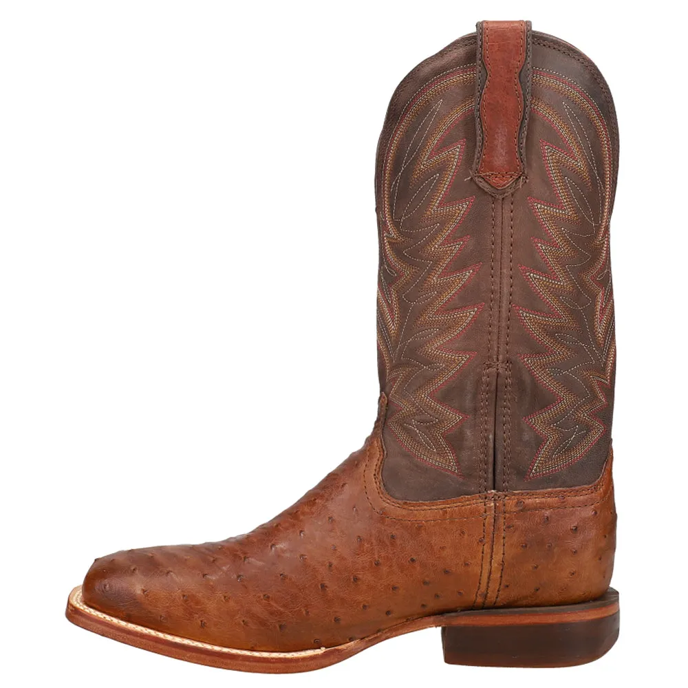 Full Quill Ostrich Embroidered Square Toe Pull On Cowboy Boots sold by Shoebacca product image thumbnail 3