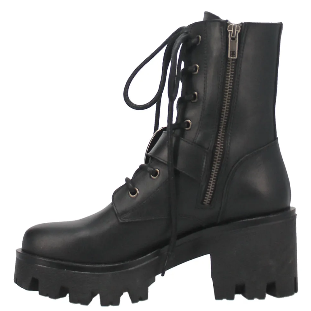 Double Down Round Toe Platform Lace Up Boots sold by Shoebacca product image thumbnail 3