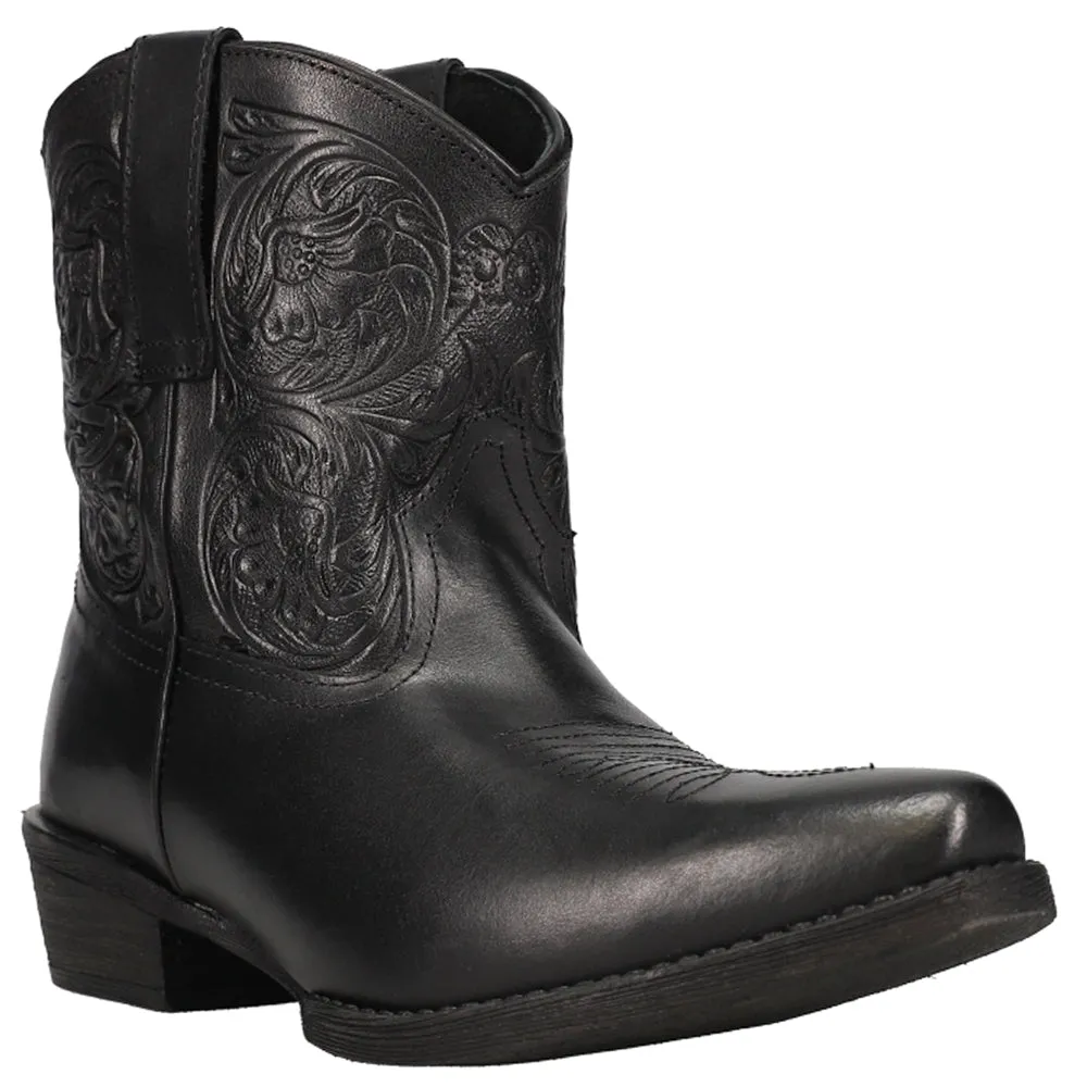 Dusty Embossed Snip Toe Booties sold by Shoebacca product image thumbnail 2