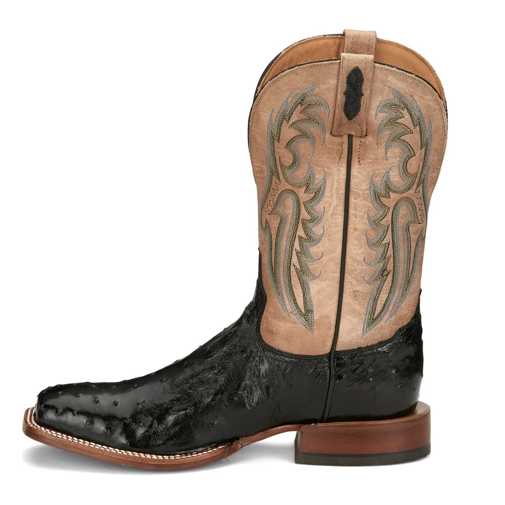 Castillo 11 Inch Full Quill Ostrich Square Toe Cowboy Boots sold by Shoebacca product image thumbnail 3