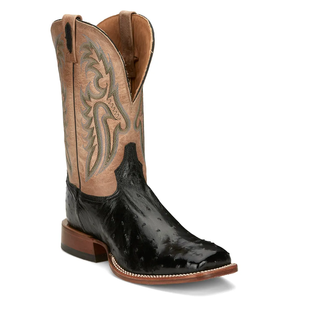 Castillo 11 Inch Full Quill Ostrich Square Toe Cowboy Boots sold by Shoebacca product image thumbnail 2