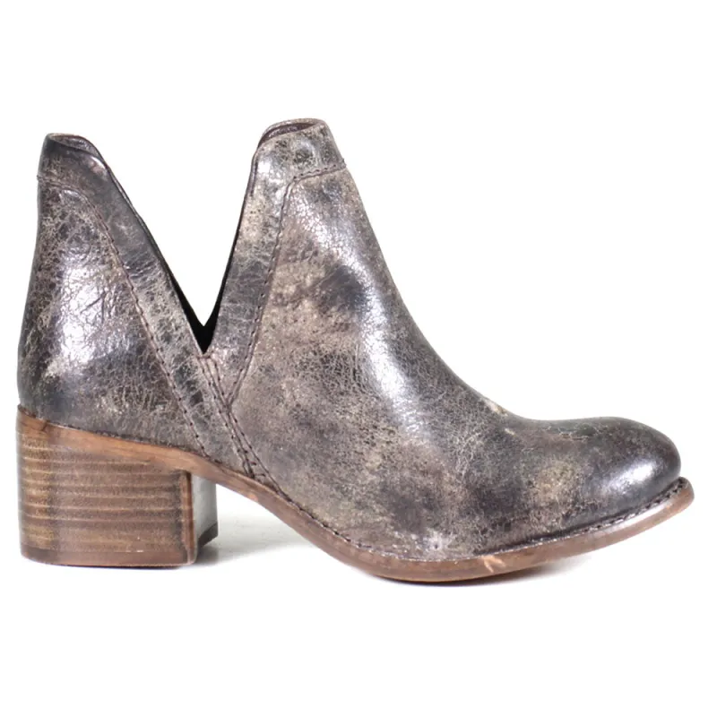 Work Nerd Metallic Round Toe Pull On Cowboy Booties sold by Shoebacca