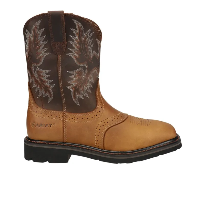 Sierra 10 Inch Embroidered Electrical Hazard Soft Toe Work Boots sold by Shoebacca