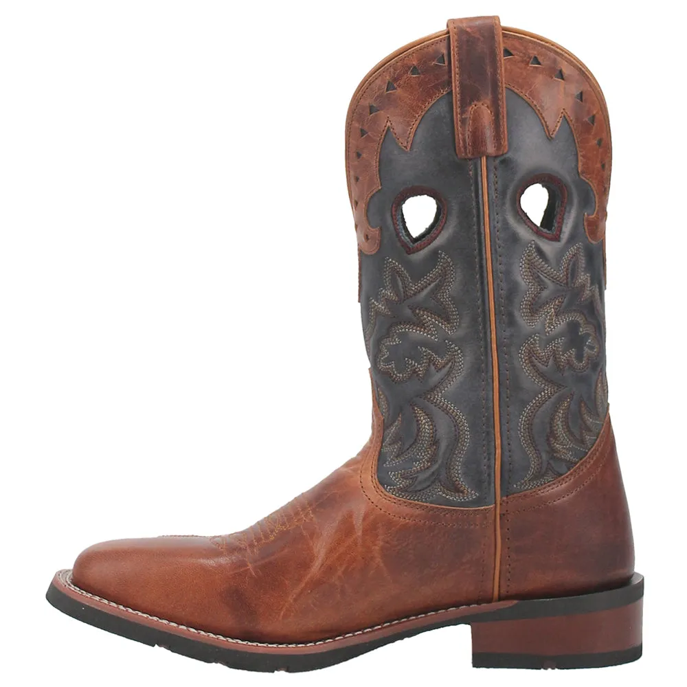 Ross Embroidered Square Toe Pull On Cowboy Boots sold by Shoebacca product image thumbnail 3