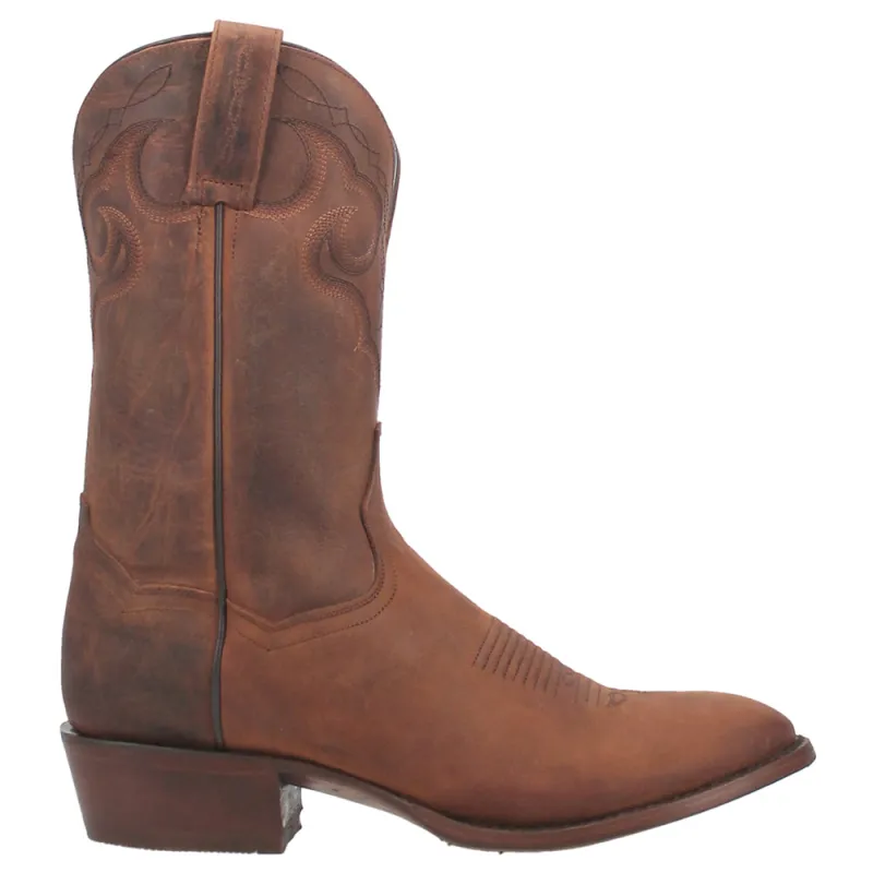 Simon Embroidered Round Toe Cowboy Boots made by Shoebacca