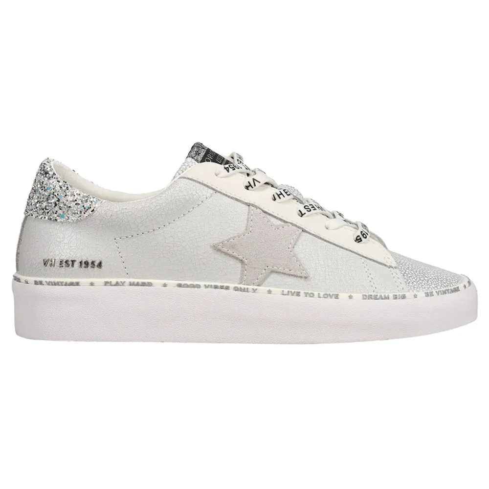 Dalya Glitter Wedge Lace Up Sneakers sold by Shoebacca
