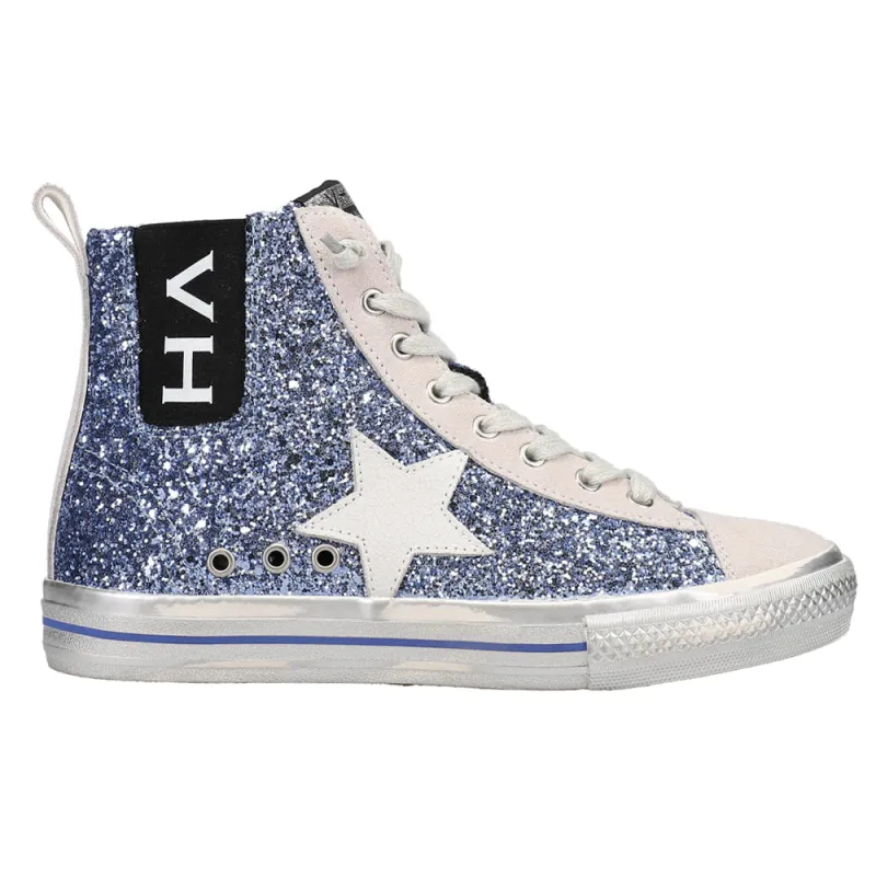 Alive Metallic Glitter High Top Sneakers sold by Shoebacca