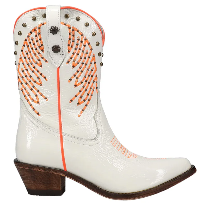 Studded Embroidered Pointed Toe Cowboy Boots made by Shoebacca