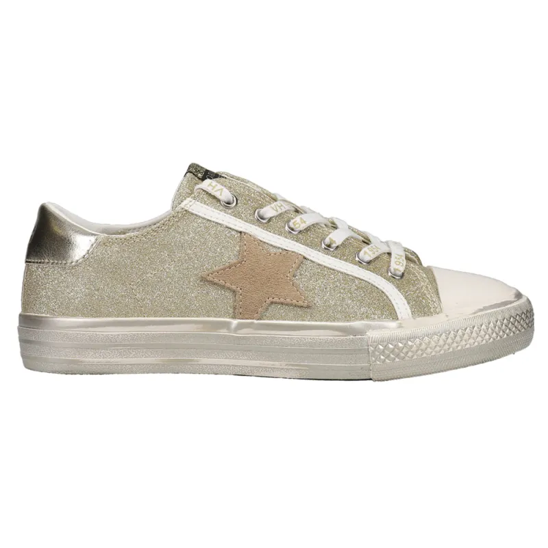 Alive Metallic Glitter Slip On Sneakers sold by Shoebacca