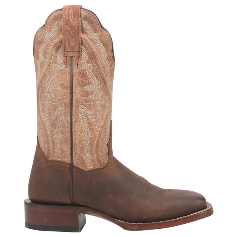 Babs Leather Embroidery Square Toe Cowboy Boots made by Shoebacca