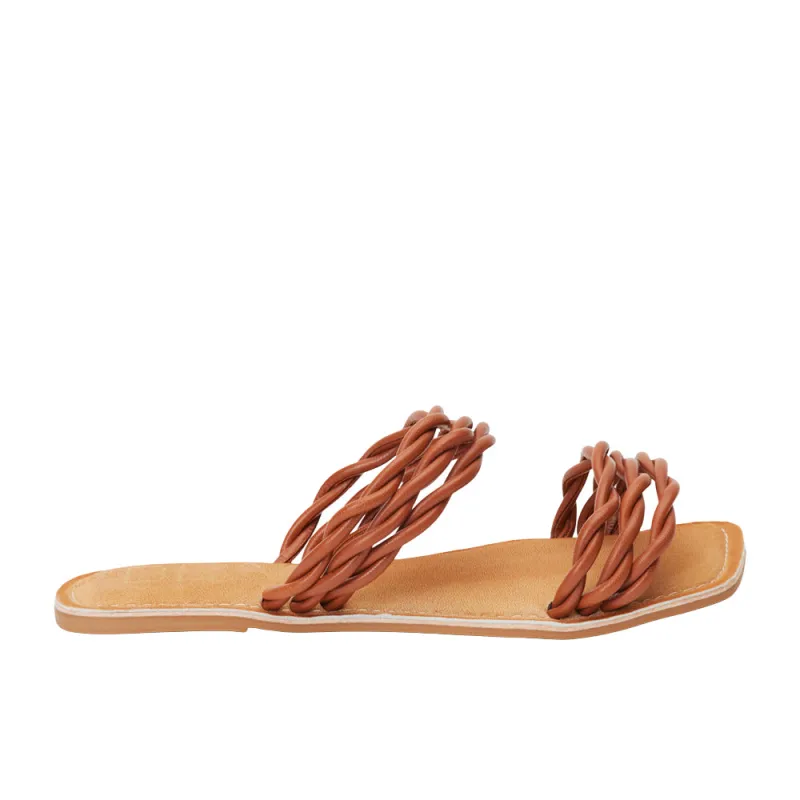Amalia Braided Slide Flat Sandals sold by Shoebacca