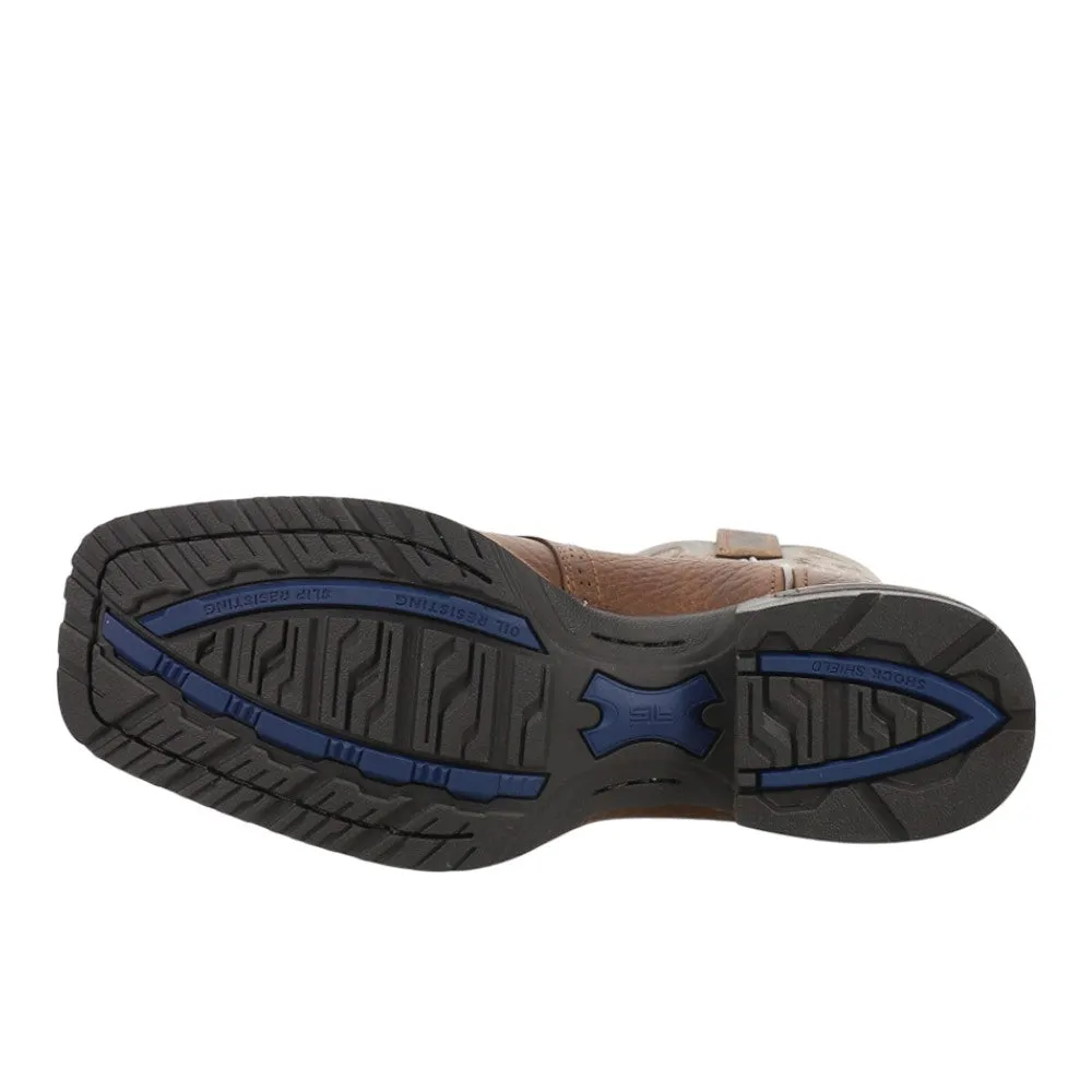 Hybrid Ranchway Embroidered Square Toe Pull On Cowboy Boots sold by Shoebacca product image thumbnail 5