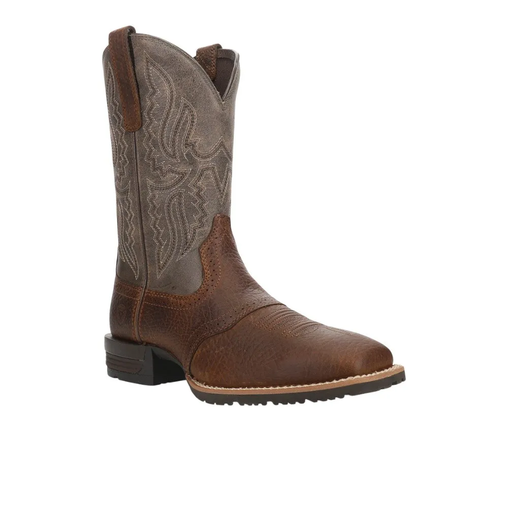 Hybrid Ranchway Embroidered Square Toe Pull On Cowboy Boots sold by Shoebacca product image thumbnail 2