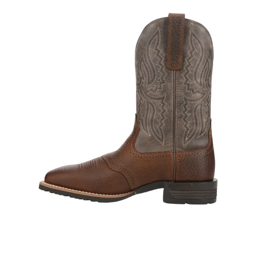 Hybrid Ranchway Embroidered Square Toe Pull On Cowboy Boots sold by Shoebacca product image thumbnail 3