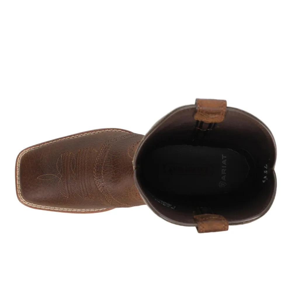 Hybrid Ranchway Embroidered Square Toe Pull On Cowboy Boots sold by Shoebacca product image thumbnail 4