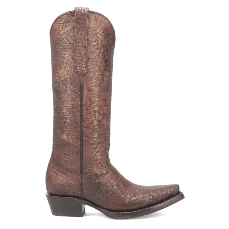 Athena Lizard Print Snip Toe Cowboy Boots sold by Shoebacca